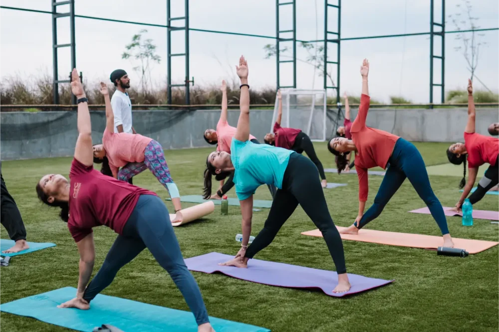 Practicing Vinyasa Yoga