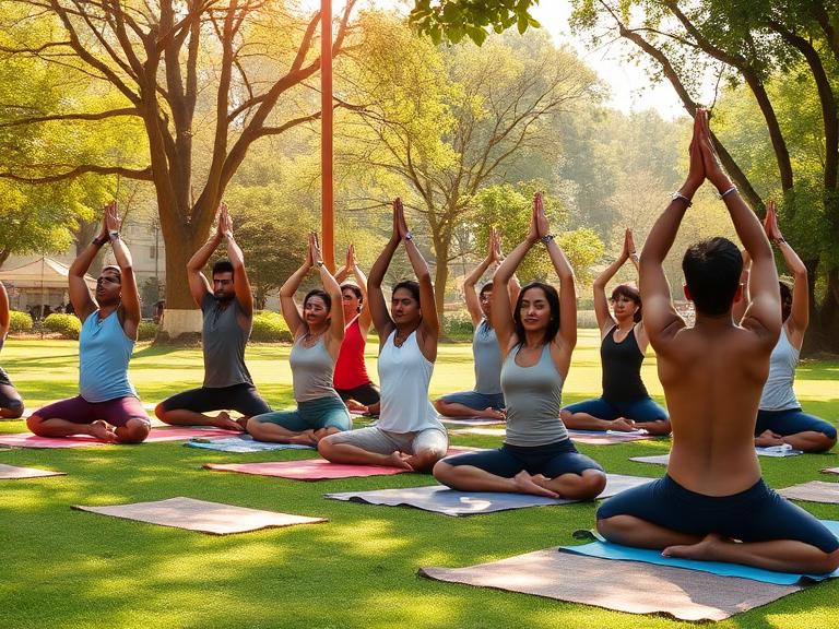 Outdoor Yoga for Beginners in Chennai