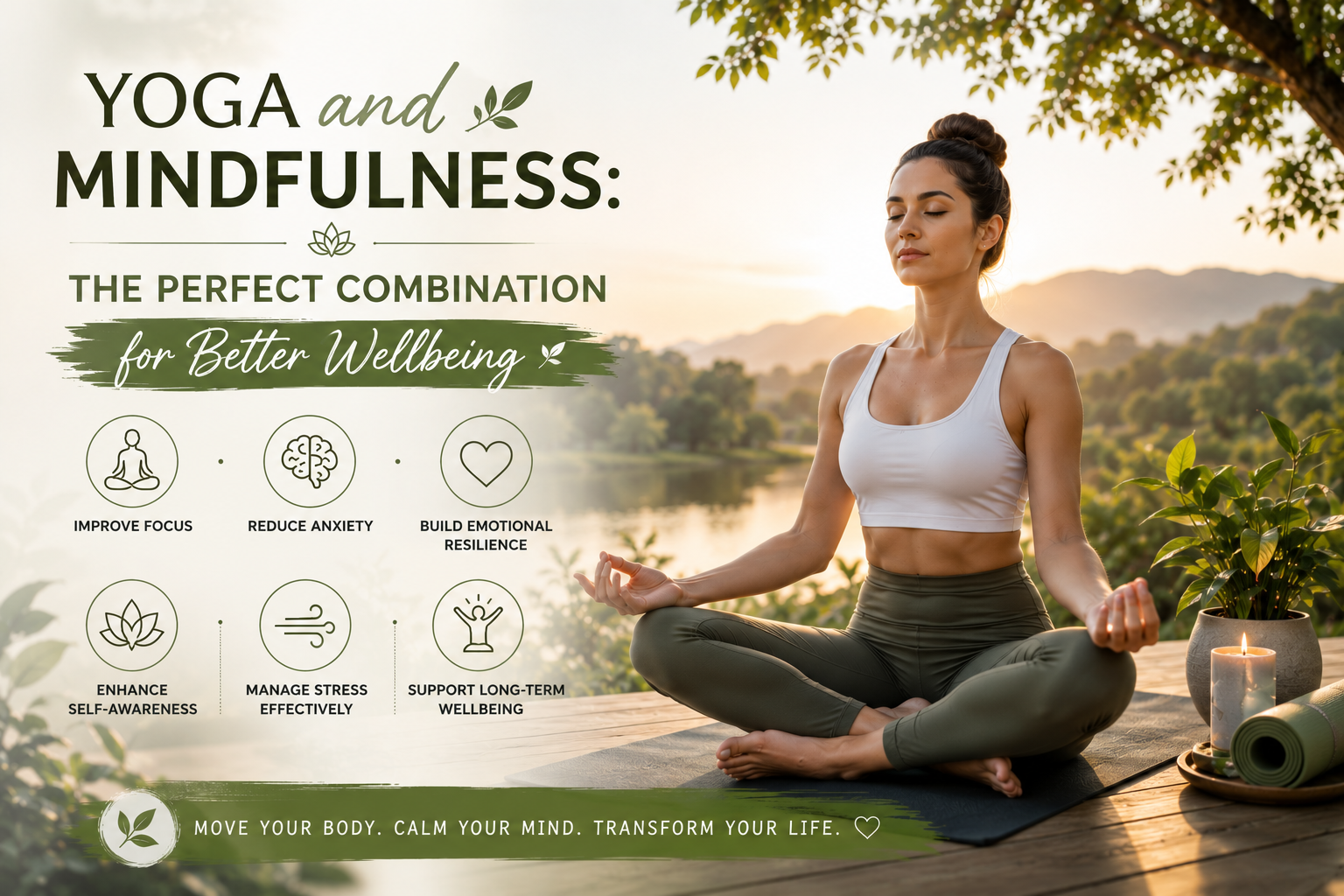 Explore how yoga and mindfulness work together to improve focus, reduce anxiety, build emotional resilience, and support long-term wellbeing.